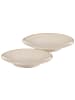Ritzenhoff & Breker 2er Set Servierplatten Sahara in ø 31 cm in Creme