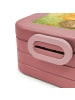 Mr. & Mrs. Panda Bento Box Schnecken Liebe Design mit Spruch in Rot Pastell