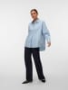 Vero Moda Popelin Hemd in Cashmere Blue