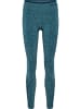 Hummel Hummel Leggings Hmlmt Una Multisport Damen in DEEP TEAL MELANGE
