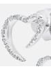 Diamant L'éternel Ohrstecker aus 375 Weißgold mit Diamant Herz-Design