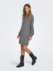 JDY Strickkleid in Dark Grey Melange