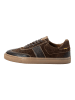 Camel Active Sneaker aus echtem Leder in Dunkelbraun