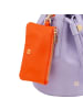 DuDu Beuteltasche Leder 14 cm in provence lilac