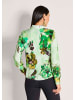 MADELEINE Elegante Bluse mit Hemdkragen in eisgrün / multicolor