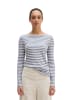 Marc O'Polo Gestreiftes Longsleeve regular in Medium Blue