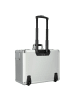 Dermata 2 Rollen Pilotentrolley 37 cm Laptopfach in silber