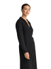 Polo Club Kleider WOMAN ARETHA DRESS LONG SLEEVE RELAXED FIT in Schwarz