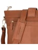 Plevier Bow Schultertasche Leder 30 cm Laptopfach in cognac