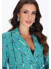 faina Women Jacket in turquoise multicolor