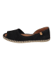 Verbenas Espadrilles CRUZ in schwarz