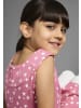 Kidsworld Bolero, Kleid & Leggings in pink / weiß