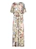 Vera Mont Jumpsuit mit Bindegürtel in Green/Cream