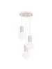 Nice Lamps Pendelleuchte ORBITAL 3 beige H 125 cm
