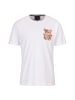 19V69 Italia by Versace T-Shirt Teddy Print in weiß