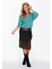 IZIA Cardigan in turquoise
