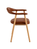 ebuy24 Esszimmerstuhl Addi Braun 2er Set