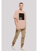 F4NT4STIC Heavy Oversize T-Shirt SELF CARE OVERSIZE TEE in amber