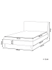 Beliani Doppelbett FITOU in Grau/Braun - (W) 130 x (H) 87 x (L) 214 cm
