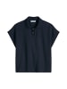 Marc O'Polo DENIM Ärmelloses Poloshirt wide in Blue Depths