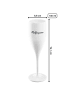 koziol Sektglas Superglas mit Druck CHEERS NO. 1 in Transparent 100 ml in transparent