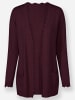 WITT WEIDEN Ajourstrickjacke in burgund