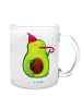 Mr. & Mrs. Panda Teetasse Avocado Geburtstag ohne Spruch in Transparent