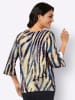 creation L 3/4-Arm-Shirt in beige-marine-bedruckt