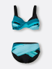 WITT WEIDEN Bikini in schwarz-türkis