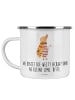 Mr. & Mrs. Panda Teetasse Nachtfalter Fähnchen mit Spruch in Weiß