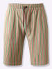 WITT WEIDEN Hose kurz in beige-papaya-gestreift