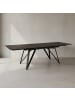 KADIMA DESIGN Esszimmertisch 180 - 260 cm Ausziehbar Keramik Glas , in Schwarz