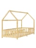 en.casa Kinderbett Sisimiut in Beige (L)200cm (B)90cm