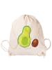 Mr. & Mrs. Panda Jutebeutel Avocado Kern rollt ohne Spruch in Creme