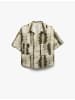 KOTON Shirt in Blau Gemustert