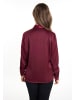 usha BLACK LABEL Damen Langarm Bluse in Weinrot