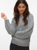 Vero Moda Strickpullover in Medium Grey Melange