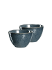 LEONARDO 2er Set Keramikschalen Matera in Blau ø 15.3 cm