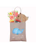 Mr. & Mrs. Panda Tasche Wal Konfetti mit Spruch in Braun Pastell