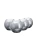 Ritzenhoff & Breker 4er Set Windlichter Elysia in ø 19 cm in silber