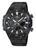 Casio Edifice Herren-Armbanduhr Sospensione Solar Schwarz