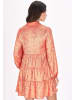 faina Women Dress in Pink Metallic