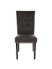 MCW 2er-Set Esszimmerstuhl Edinburgh II, Kunstleder, coffee, dunkle Beine