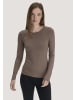 Hessnatur Longsleeve in mocca