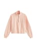 Marc O'Polo DENIM Half-Zip-Sweatshirt relaxed in Peony Pink
