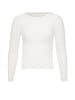 bling bling by leo Damen Strickpullover in Weiss