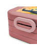 Mr. & Mrs. Panda Lunchbox Pinguin Pärchen Design mit Spruch in Rot Pastell