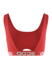 adidas Bustier SCOOP BRALETTE in rot