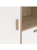ebuy24 Vitrine Ikast Eiche 89 x 40 cm