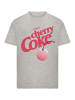 F4NT4STIC T-Shirt Coca Cola Enjoy Cherry Coke in grau meliert